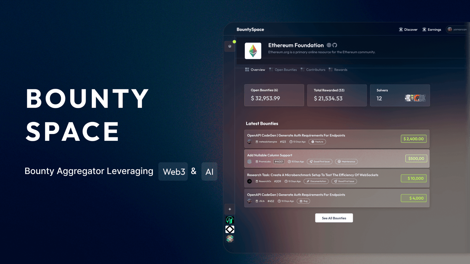 BountySpace design case